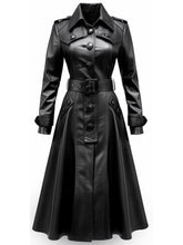 Black Leather Trench Coat – Timeless Style & Modern Elegance