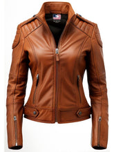 Brown Leather Jacket for Women – Designer Leather Jacket