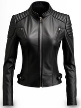 Lucinda Black Leather Stylish Jacket