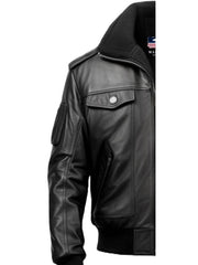 Black Jacket - Black Real Leather Jacket
