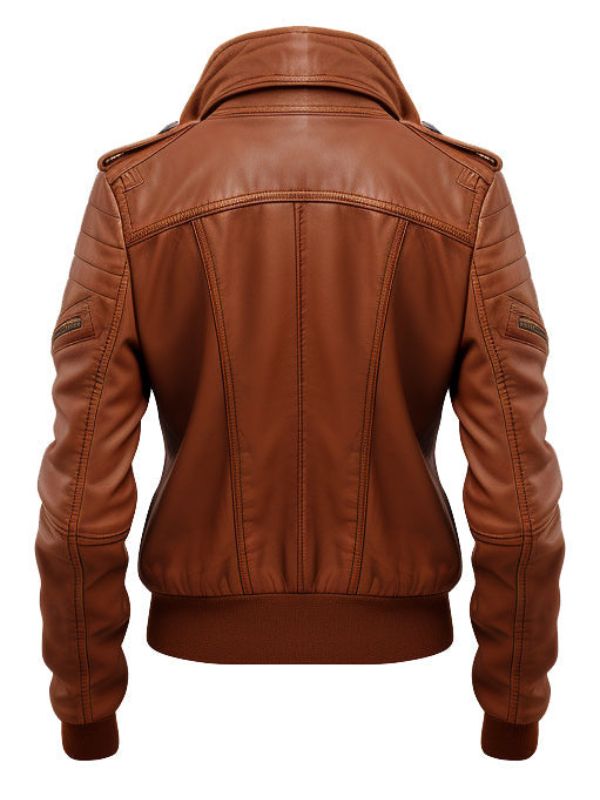 Bella Brown Vintage Leather Jacket