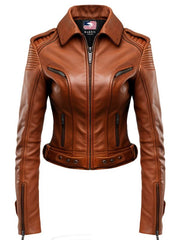 Brown Women Leather Jacket – Leather Jackets for Women