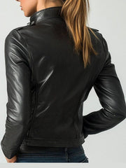 Daisy Leather Black Jacket – Women's Leather Jacket