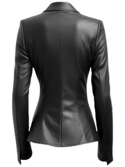 Eliza Ray Black Leather Jacket
