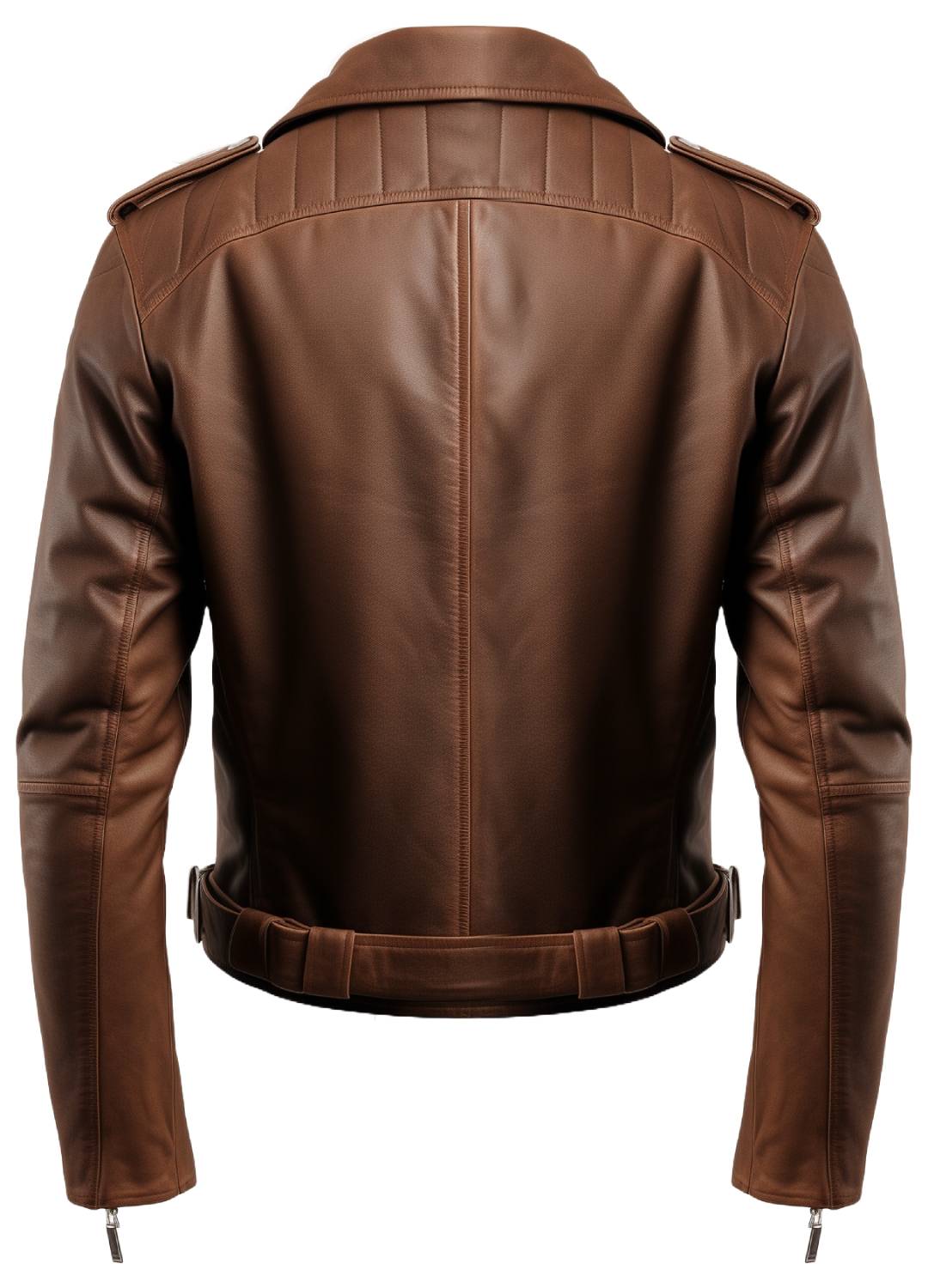 Men's Brown Biker Leather Jacket – Brown Moto Jacket